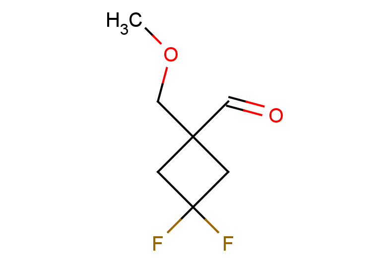 3,3-difluoro-1-(methoxymethyl)cyclobutane-1-carbaldehyde