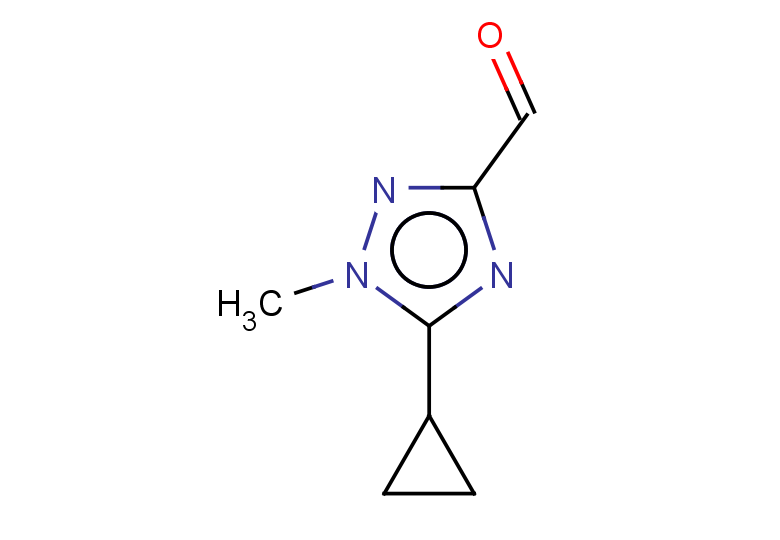 5-cyclopropyl-1-methyl-1H-1,2,4-triazole-3-carbaldehyde