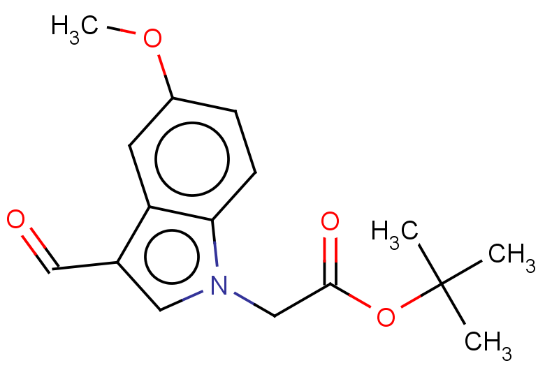 tert-butyl 2-(3-formyl-5-methoxy-1H-indol-1-yl)acetate
