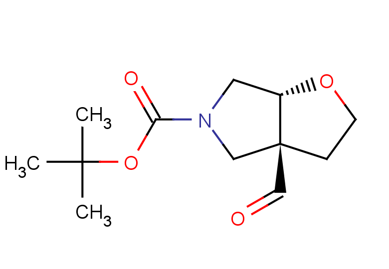 rac-tert-butyl (3aR,6aS)-3a-formyl-hexahydro-2H-furo[2,3-c]pyrrole-5-carboxylate, trans