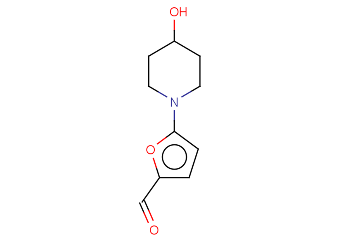 5-(4-hydroxypiperidin-1-yl)furan-2-carbaldehyde