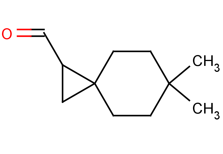 6,6-dimethylspiro[2.5]octane-1-carbaldehyde