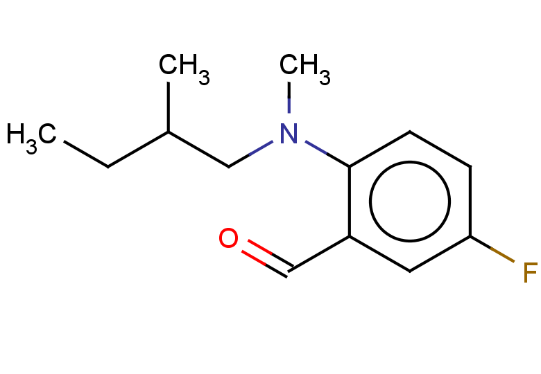 5-fluoro-2-[methyl(2-methylbutyl)amino]benzaldehyde