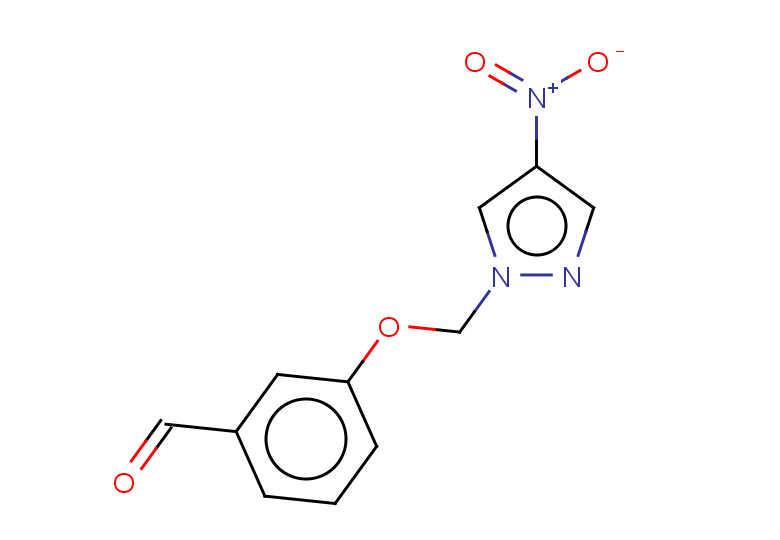 3-[(4-nitro-1H-pyrazol-1-yl)methoxy]benzaldehyde