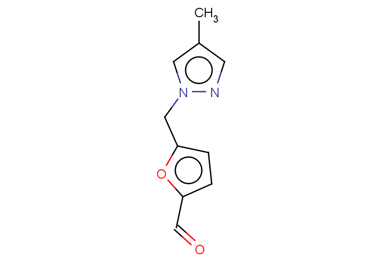 5-[(4-methyl-1H-pyrazol-1-yl)methyl]furan-2-carbaldehyde