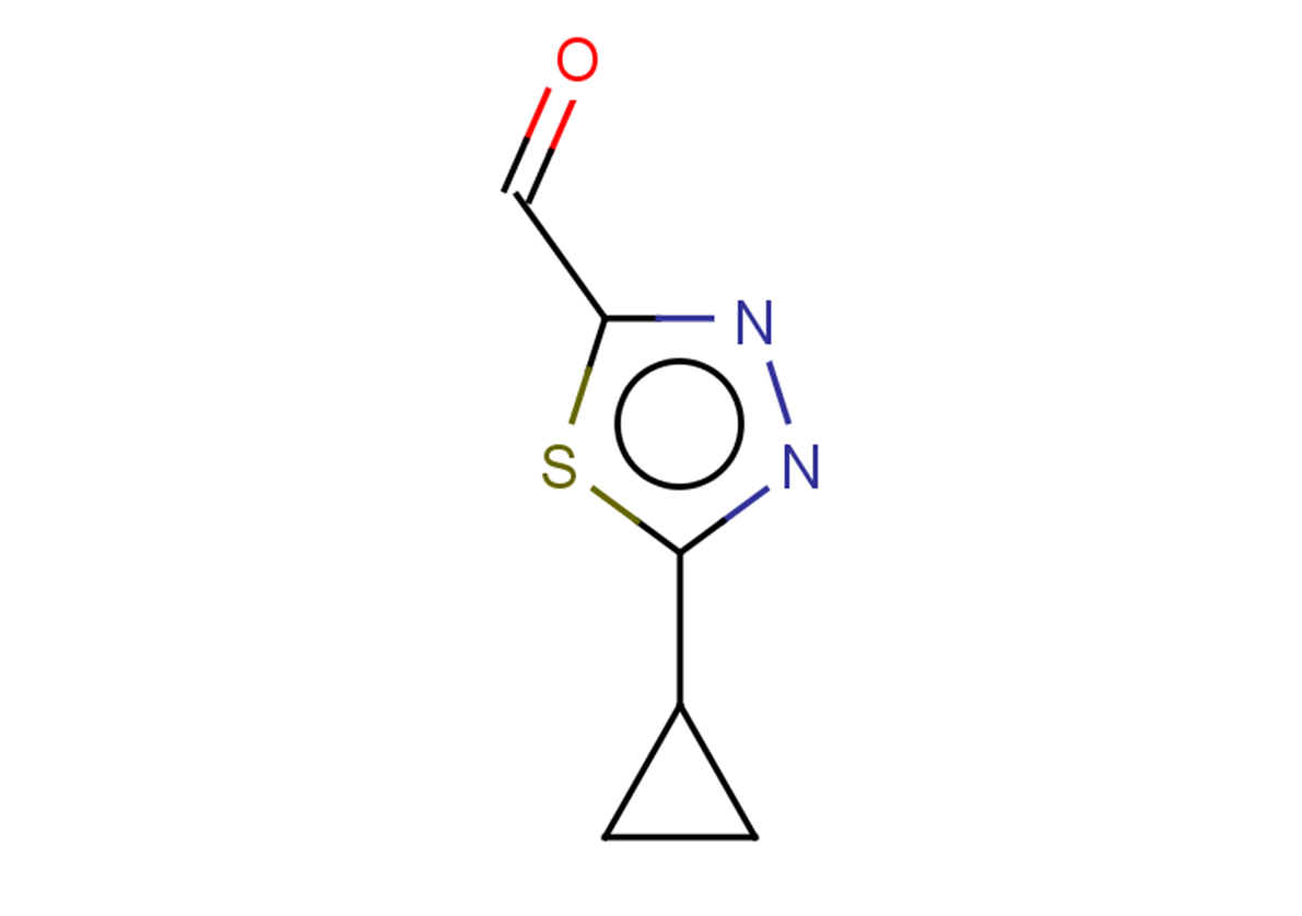 5-cyclopropyl-1,3,4-thiadiazole-2-carbaldehyde