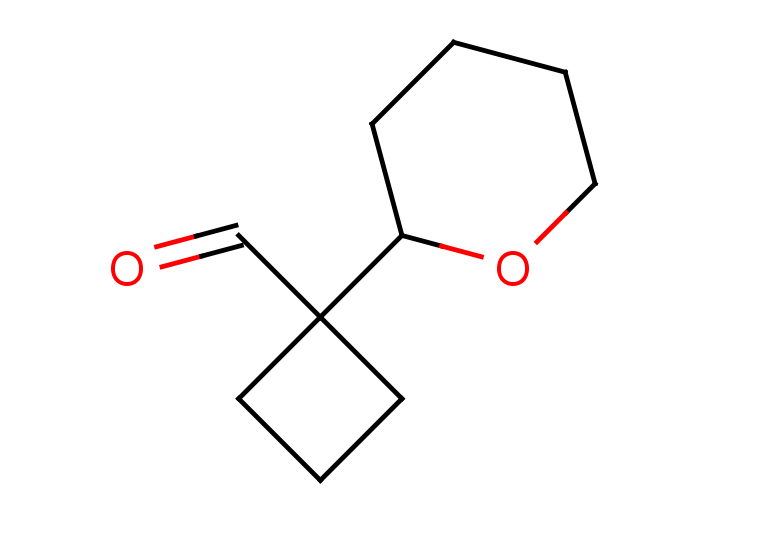1-(oxan-2-yl)cyclobutane-1-carbaldehyde