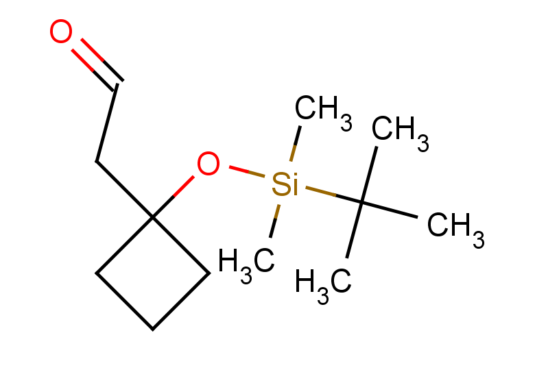 2-{1-[(tert-butyldimethylsilyl)oxy]cyclobutyl}acetaldehyde