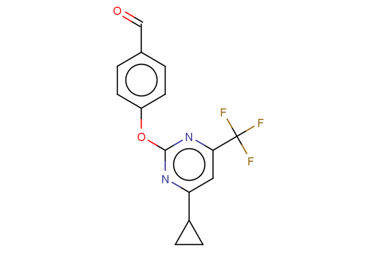 4-(4-CYCLOPROPYL-6-TRIFLUOROMETHYL-PYRIMIDIN-2-YLOXY)-BENZALDEHYDE