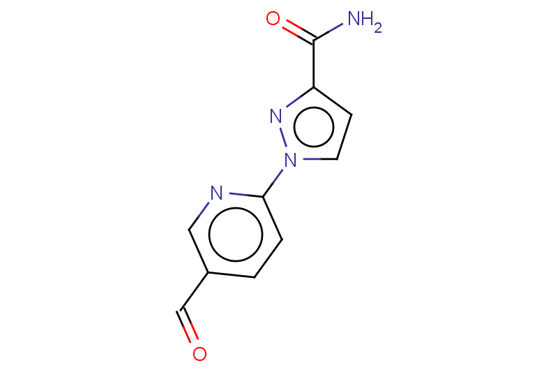 1-(5-formylpyridin-2-yl)-1H-pyrazole-3-carboxamide