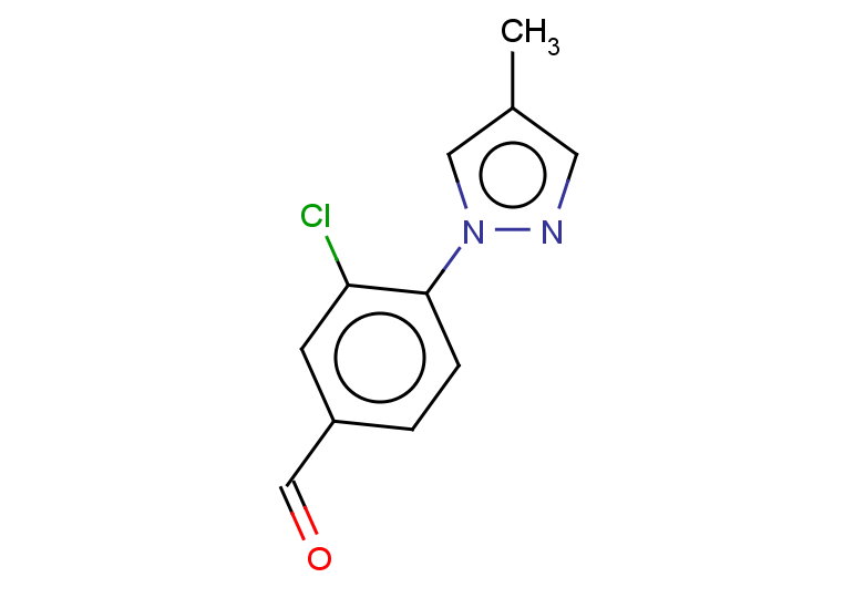 3-chloro-4-(4-methyl-1H-pyrazol-1-yl)benzaldehyde