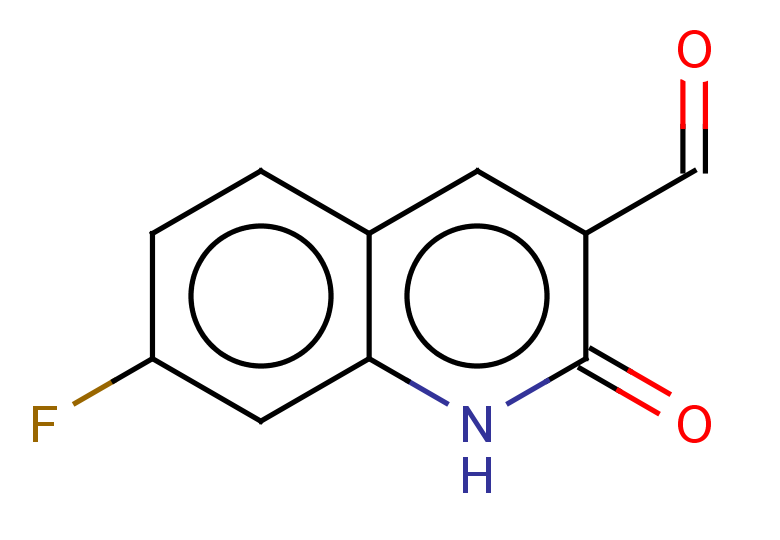 7-fluoro-2-oxo-1,2-dihydroquinoline-3-carbaldehyde