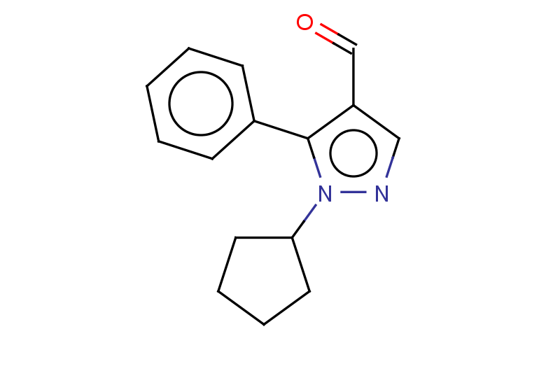 1-cyclopentyl-5-phenyl-1H-pyrazole-4-carbaldehyde
