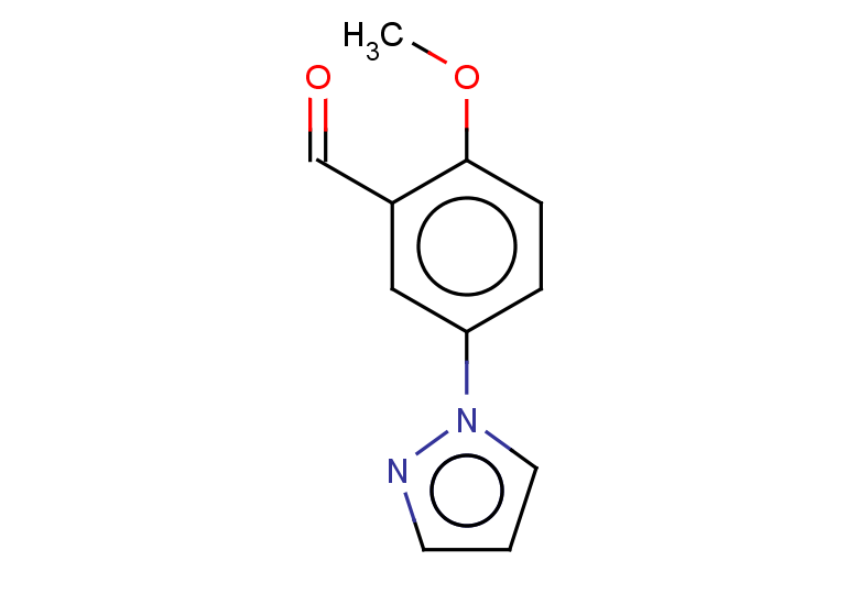 2-methoxy-5-(1H-pyrazol-1-yl)benzaldehyde