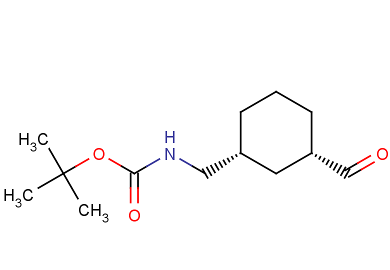 rac-tert-butyl N-{[(1R,3S)-3-formylcyclohexyl]methyl}carbamate, cis