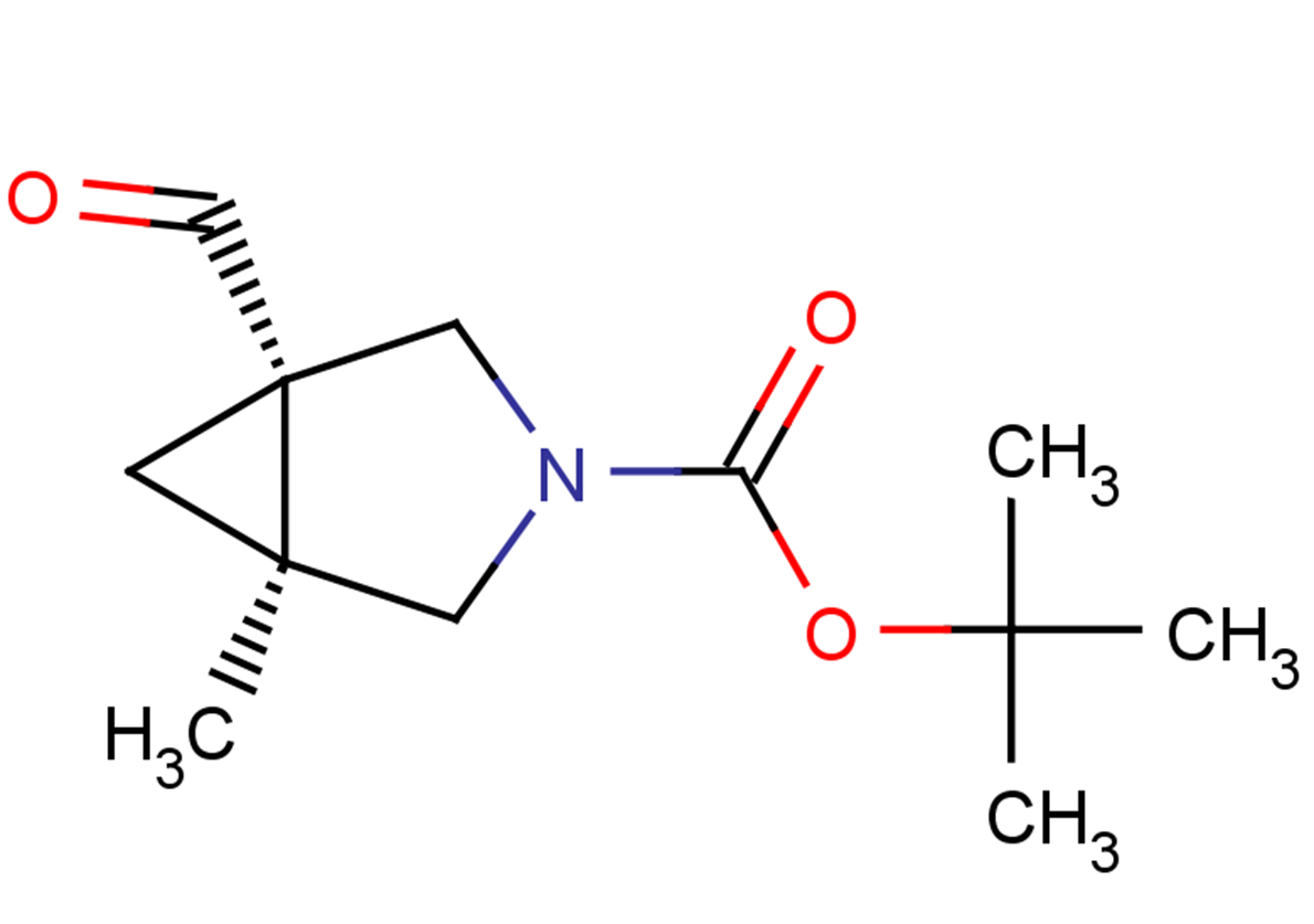 rac-tert-butyl (1R,5R)-1-formyl-5-methyl-3-azabicyclo[3.1.0]hexane-3-carboxylate, cis