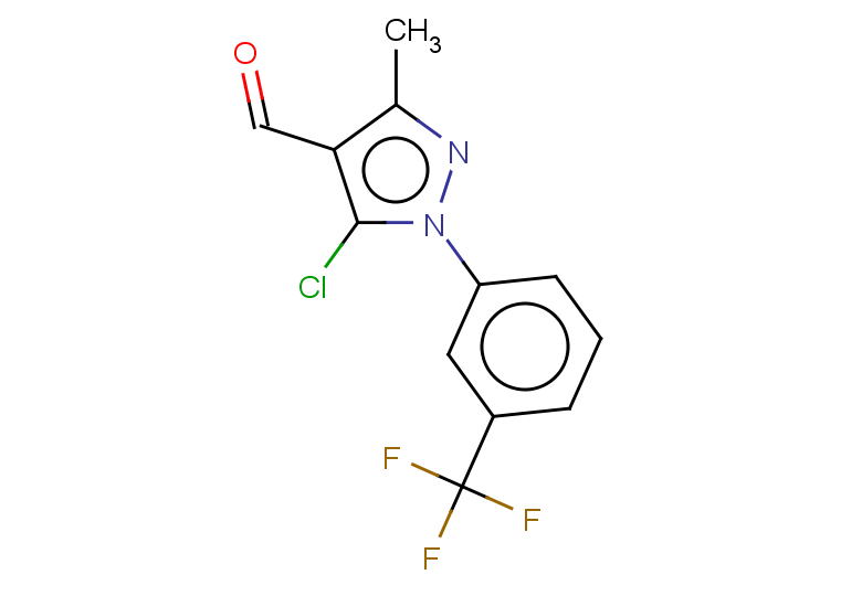 5-chloro-3-methyl-1-[3-(trifluoromethyl)phenyl]-1H-pyrazole-4-carbaldehyde