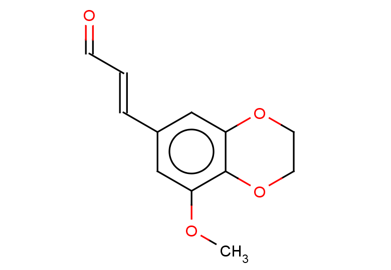 (2E)-3-(8-methoxy-2,3-dihydro-1,4-benzodioxin-6-yl)prop-2-enal
