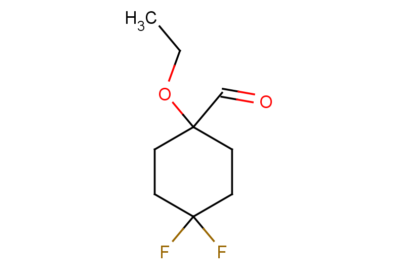 1-ethoxy-4,4-difluorocyclohexane-1-carbaldehyde