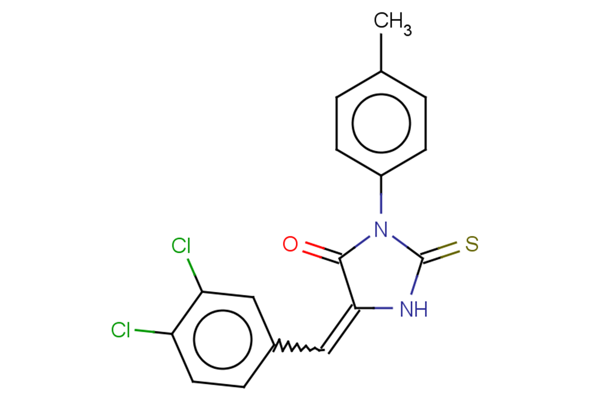 5-[(3,4-dichlorophenyl)methylidene]-3-(4-methylphenyl)-2-sulfanylideneimidazolidin-4-one