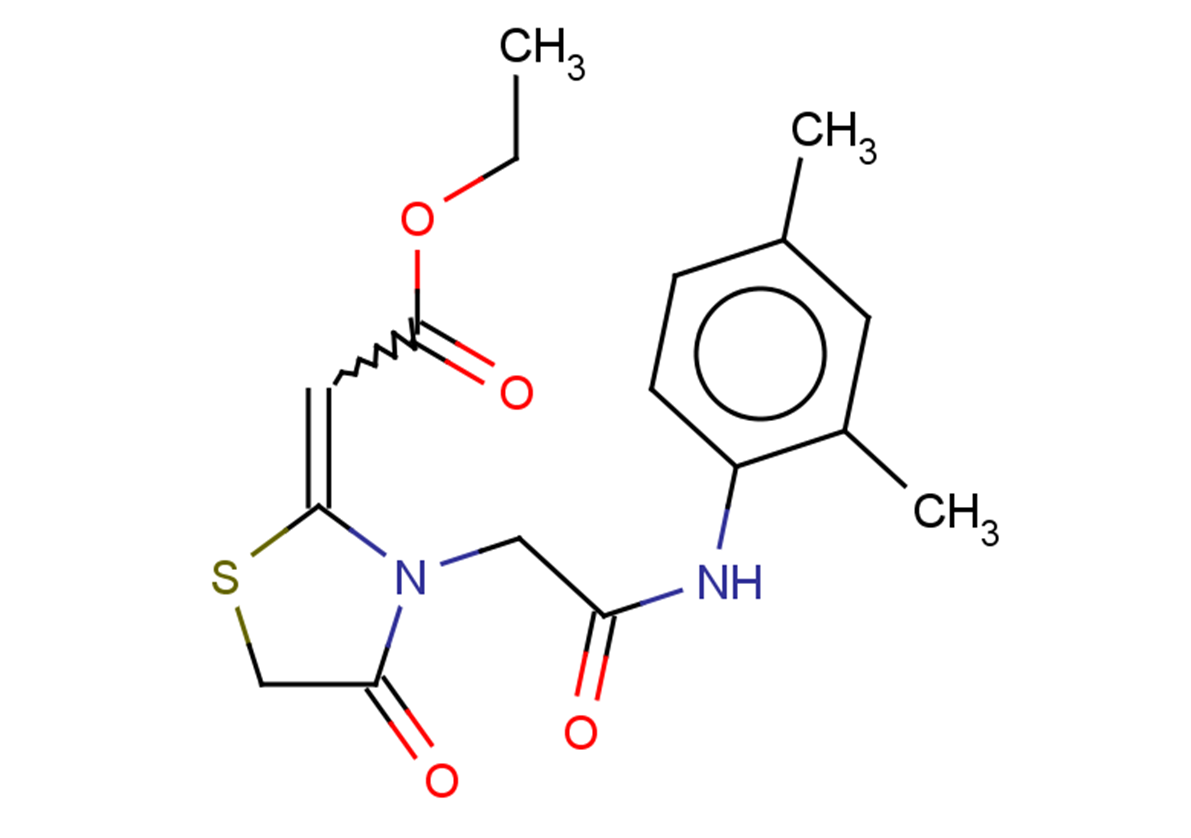 ethyl 2-(3-{[(2,4-dimethylphenyl)carbamoyl]methyl}-4-oxo-1,3-thiazolidin-2-ylidene)acetate