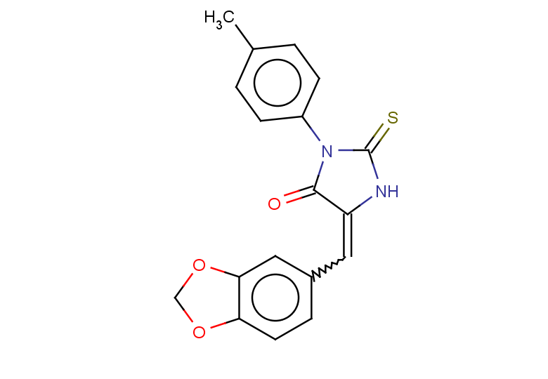 5-(1,3-dioxaindan-5-ylmethylidene)-3-(4-methylphenyl)-2-sulfanylideneimidazolidin-4-one