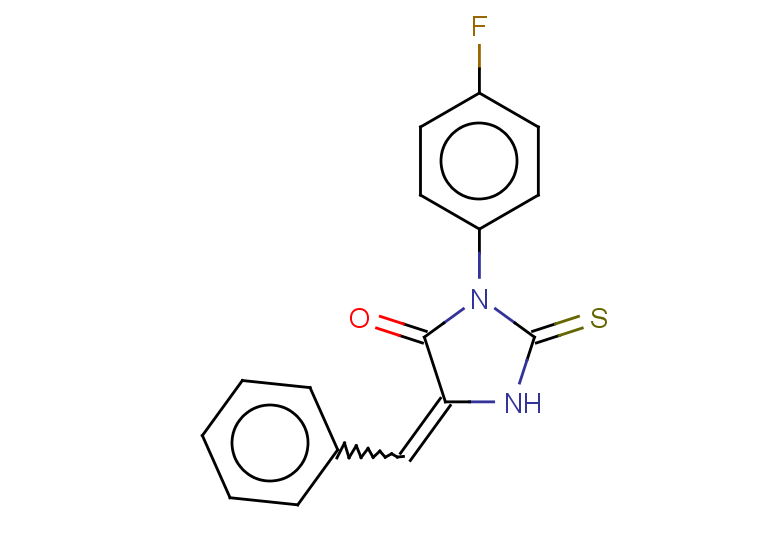 3-(4-fluorophenyl)-5-(phenylmethylidene)-2-sulfanylideneimidazolidin-4-one