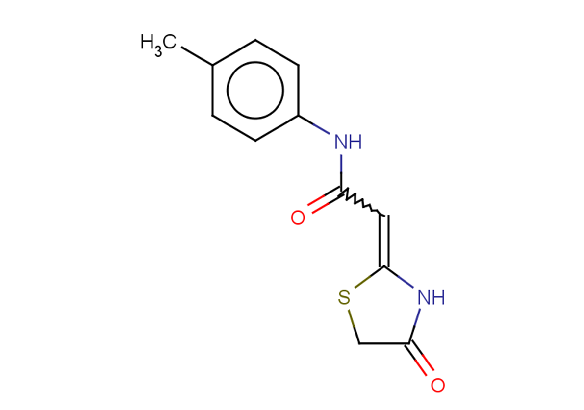N-(4-methylphenyl)-2-(4-oxo-1,3-thiazolidin-2-ylidene)acetamide