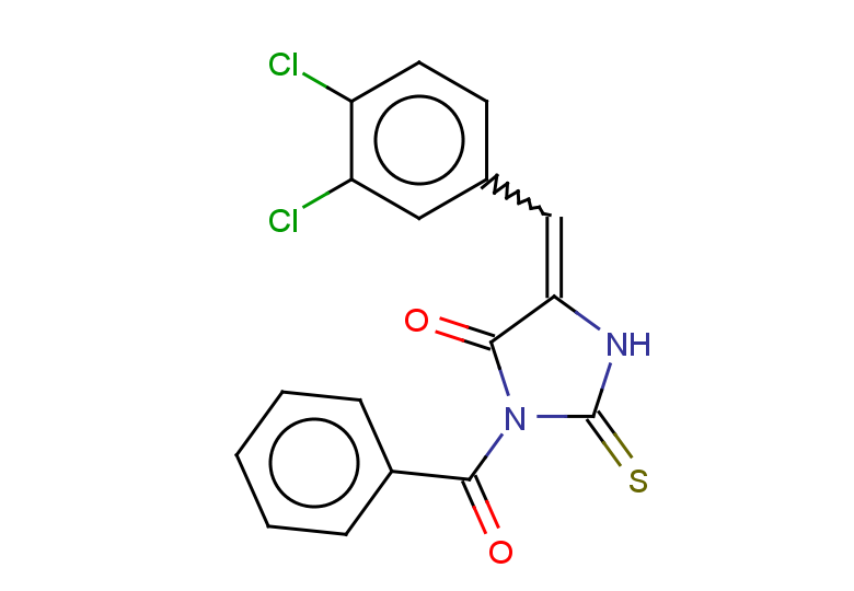 3-benzoyl-5-[(3,4-dichlorophenyl)methylidene]-2-sulfanylideneimidazolidin-4-one