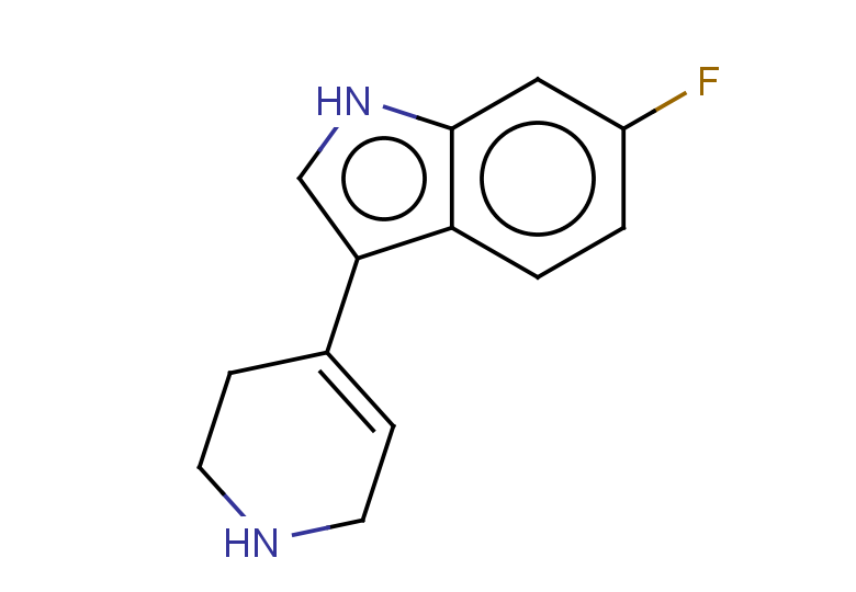 6-fluoro-3-(1,2,3,6-tetrahydropyridin-4-yl)-1H-indole