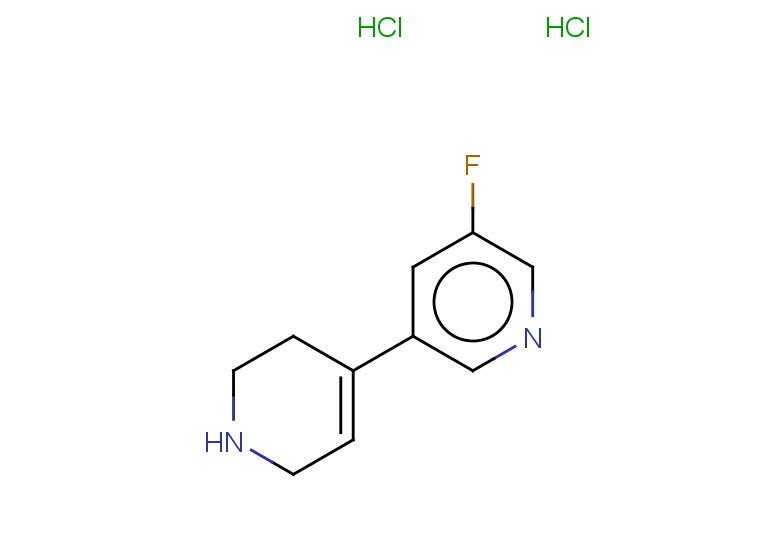 3-fluoro-5-(1,2,3,6-tetrahydropyridin-4-yl)pyridine dihydrochloride