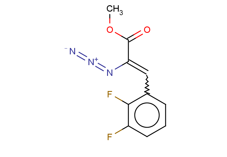 methyl 2-azido-3-(2,3-difluorophenyl)prop-2-enoate