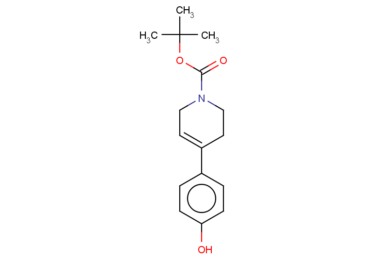 tert-butyl 4-(4-hydroxyphenyl)-1,2,3,6-tetrahydropyridine-1-carboxylate
