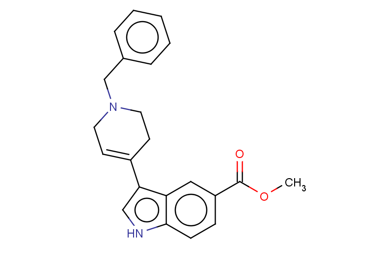 methyl 3-(1-benzyl-1,2,3,6-tetrahydropyridin-4-yl)-1H-indole-5-carboxylate