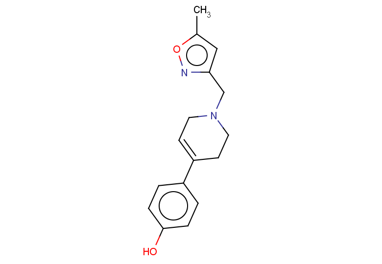 4-{1-[(5-methyl-1,2-oxazol-3-yl)methyl]-1,2,3,6-tetrahydropyridin-4-yl}phenol