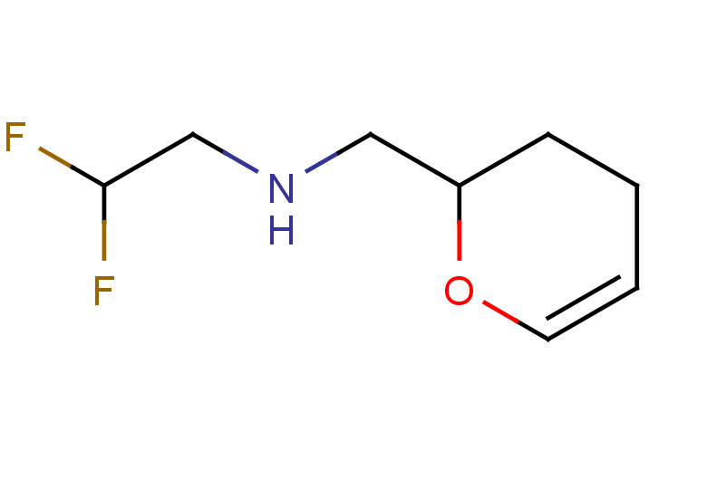 (2,2-difluoroethyl)[(3,4-dihydro-2H-pyran-2-yl)methyl]amine