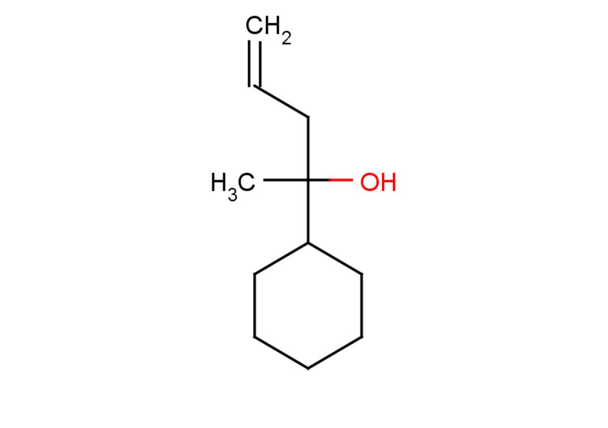 2-cyclohexylpent-4-en-2-ol