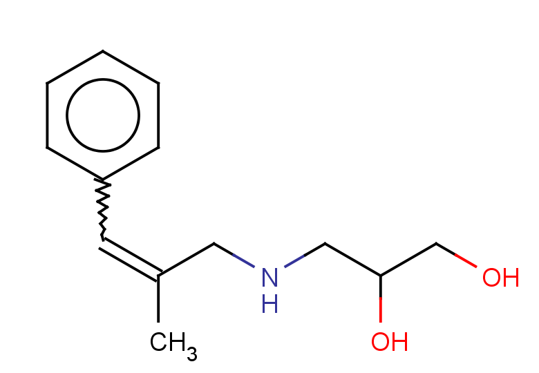 3-[(2-methyl-3-phenylprop-2-en-1-yl)amino]propane-1,2-diol