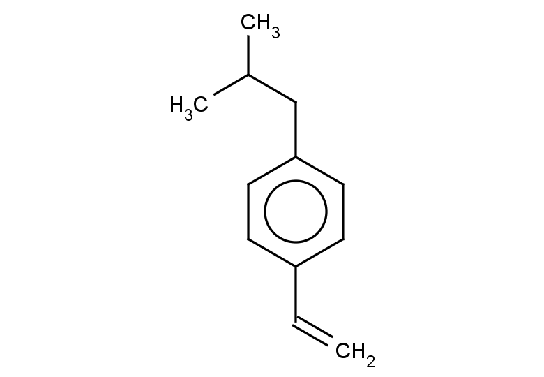 1-ethenyl-4-(2-methylpropyl)benzene
