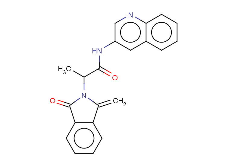 2-(1-methylidene-3-oxo-2,3-dihydro-1H-isoindol-2-yl)-N-(quinolin-3-yl)propanamide