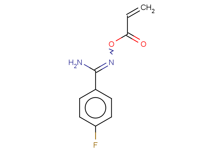 [amino(4-fluorophenyl)methylidene]amino prop-2-enoate