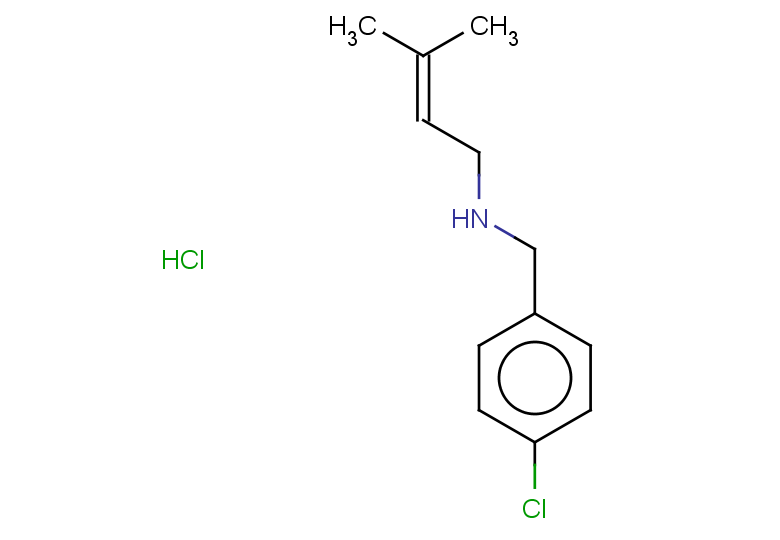 [(4-chlorophenyl)methyl](3-methylbut-2-en-1-yl)amine hydrochloride