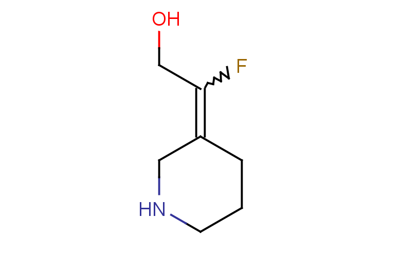 2-fluoro-2-(piperidin-3-ylidene)ethan-1-ol, Mixture of isomers
