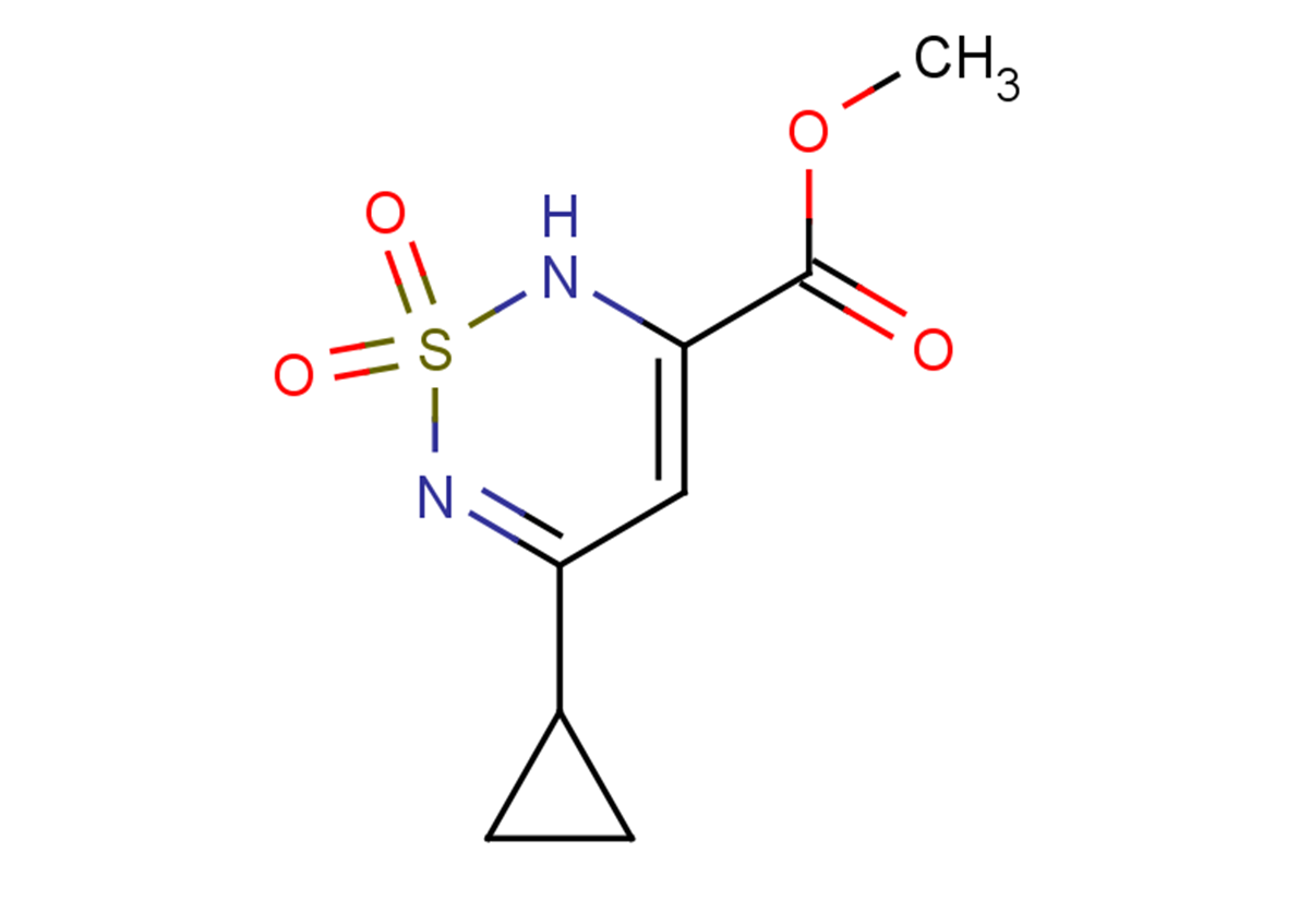 METHYL 5-CYCLOPROPYL-2H-1,2,6-THIADIAZINE-3-CARBOXYLATE 1,1-DIOXIDE