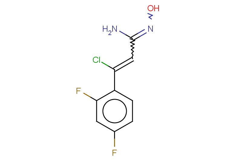 3-chloro-3-(2,4-difluorophenyl)-N'-hydroxyprop-2-enimidamide