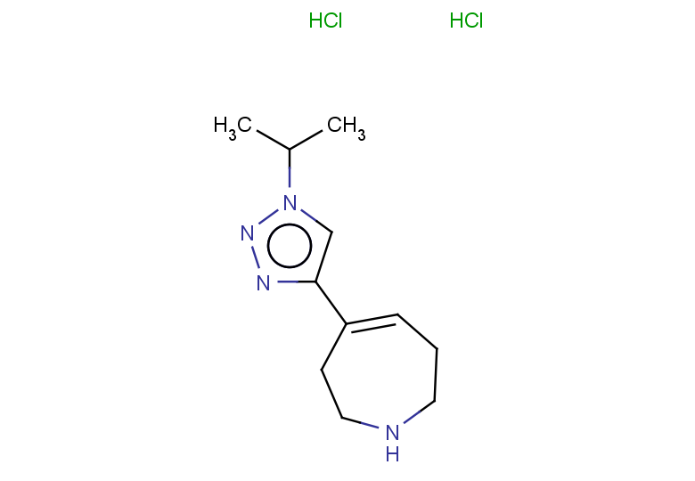 4-[1-(propan-2-yl)-1H-1,2,3-triazol-4-yl]-2,3,6,7-tetrahydro-1H-azepine dihydrochloride