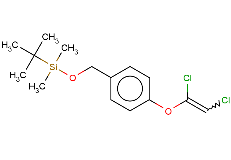 tert-butyl({4-[(1,2-dichloroethenyl)oxy]phenyl}methoxy)dimethylsilane