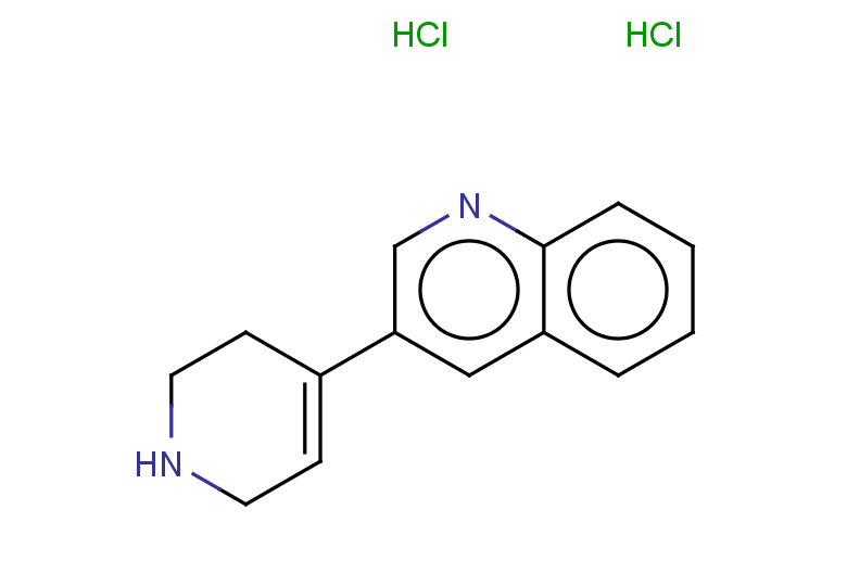 3-(1,2,3,6-tetrahydropyridin-4-yl)quinoline dihydrochloride