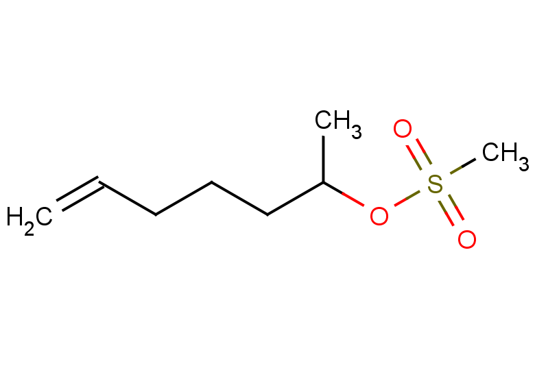 hept-6-en-2-yl methanesulfonate