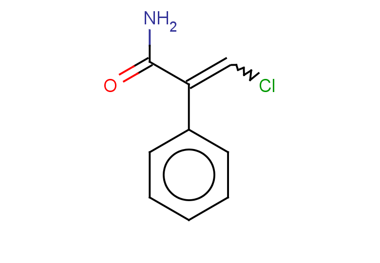 3-chloro-2-phenylprop-2-enamide